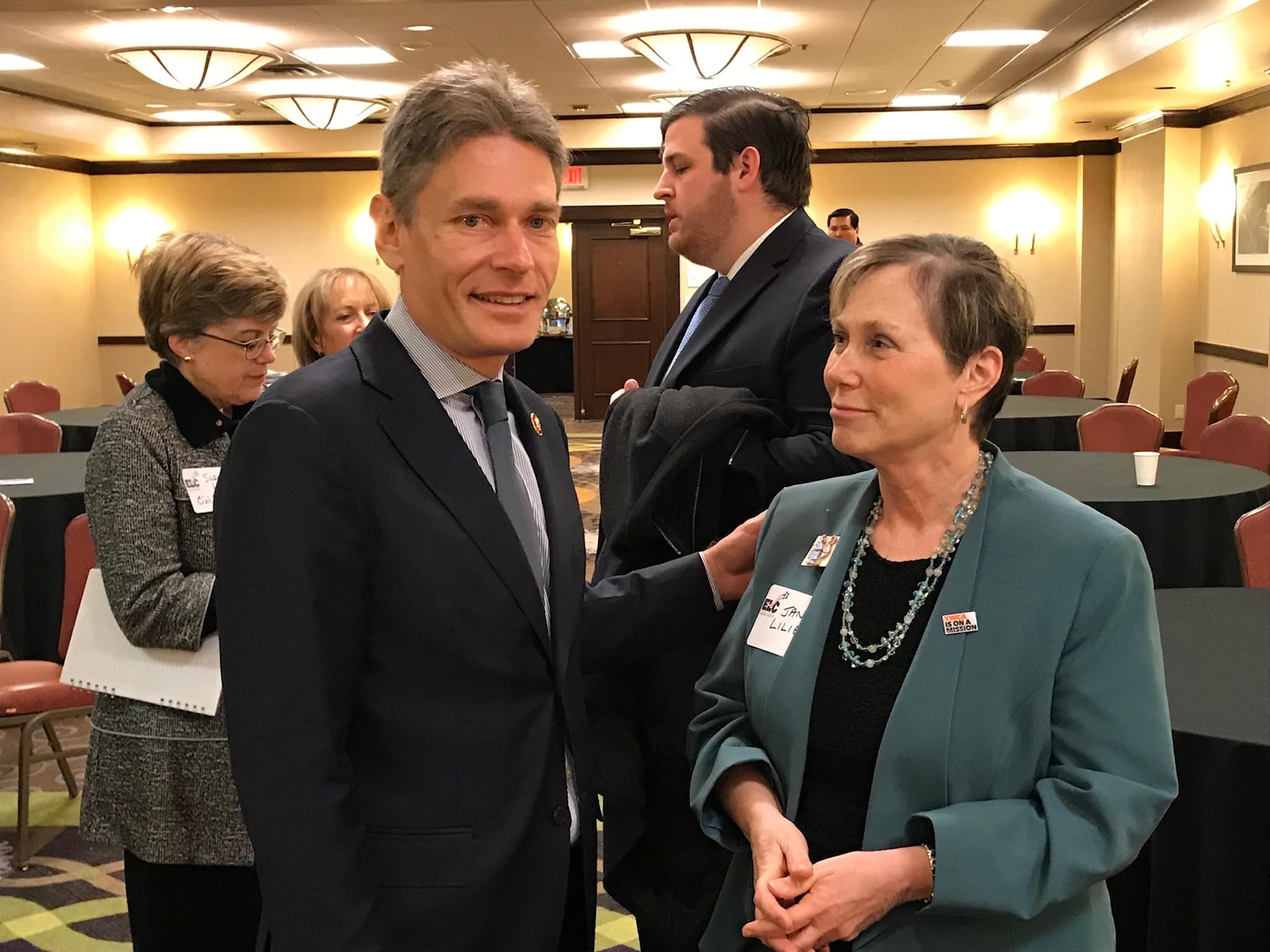 Congressman Tom Malinowski and Jan Lilien