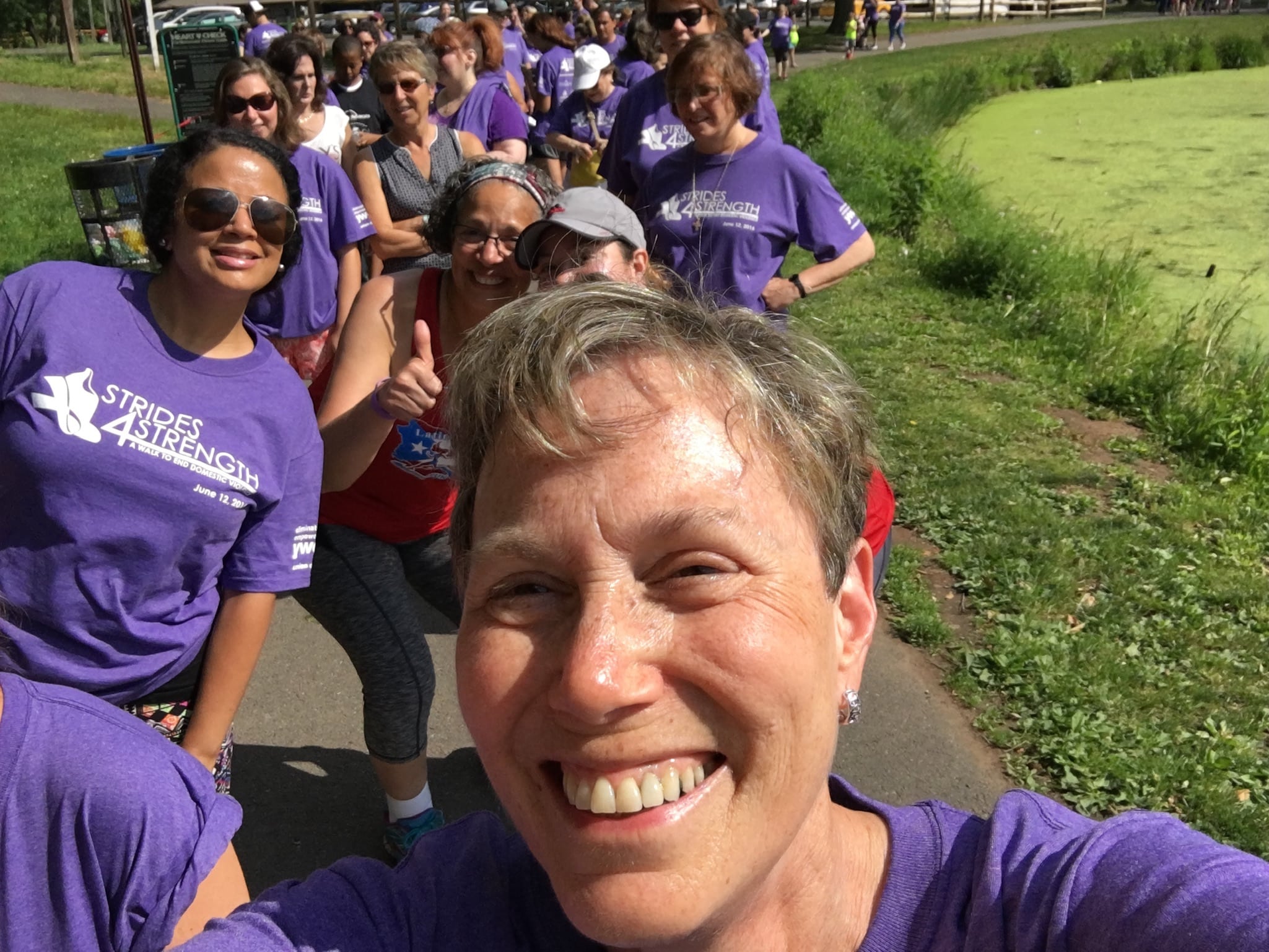 Jan Lead's YWCA Strides for Strength Walk