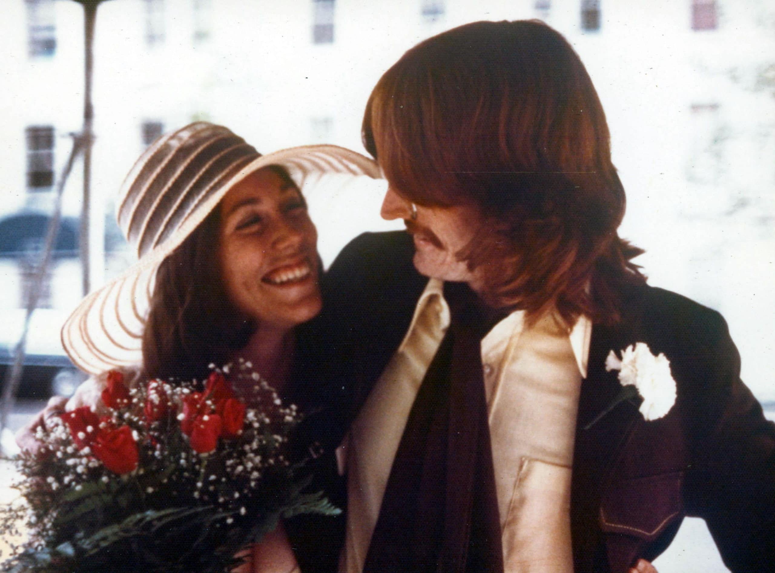 Jan Lilien and Richard Brown, Wedding Day, August 9, 1975