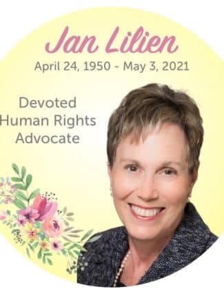 Jan Lilien Human Rights Advocate