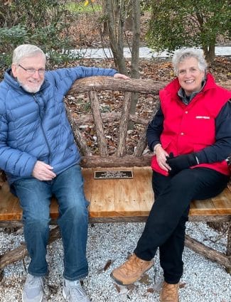 Soul Sisters Bench with Richard and Ellen McHenry
