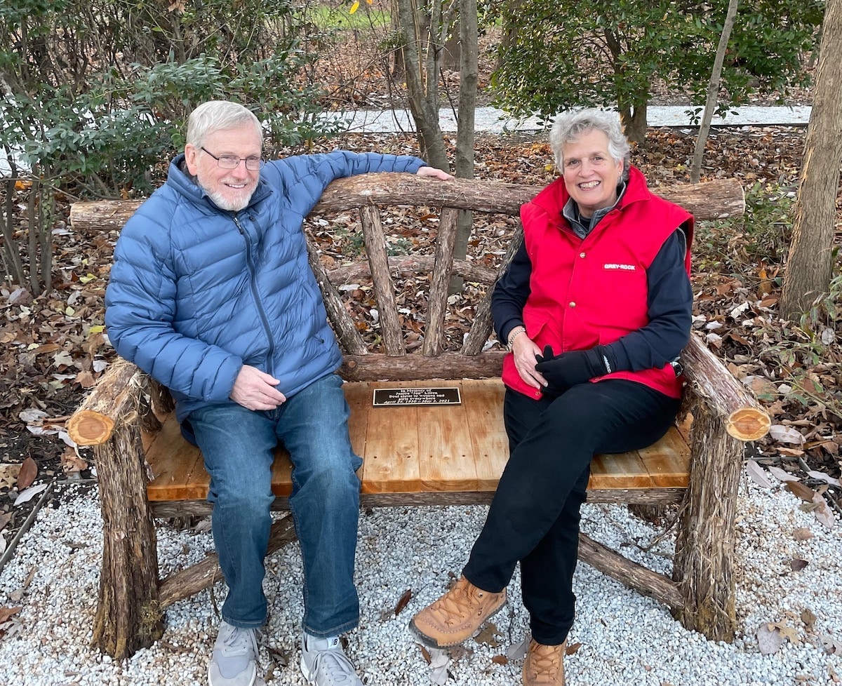 Soul Sisters Bench with Richard and Ellen McHenry