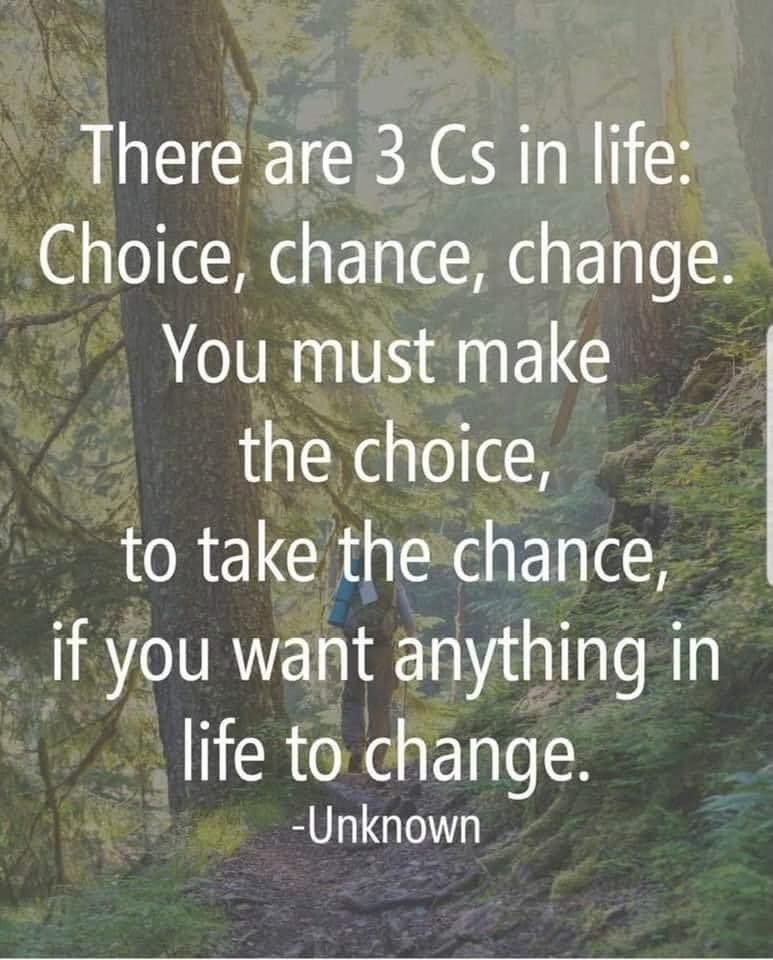 Choice, Chance, Change