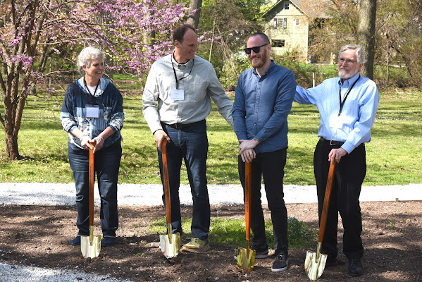 Ground Breaking for Jan's Memorial Garden