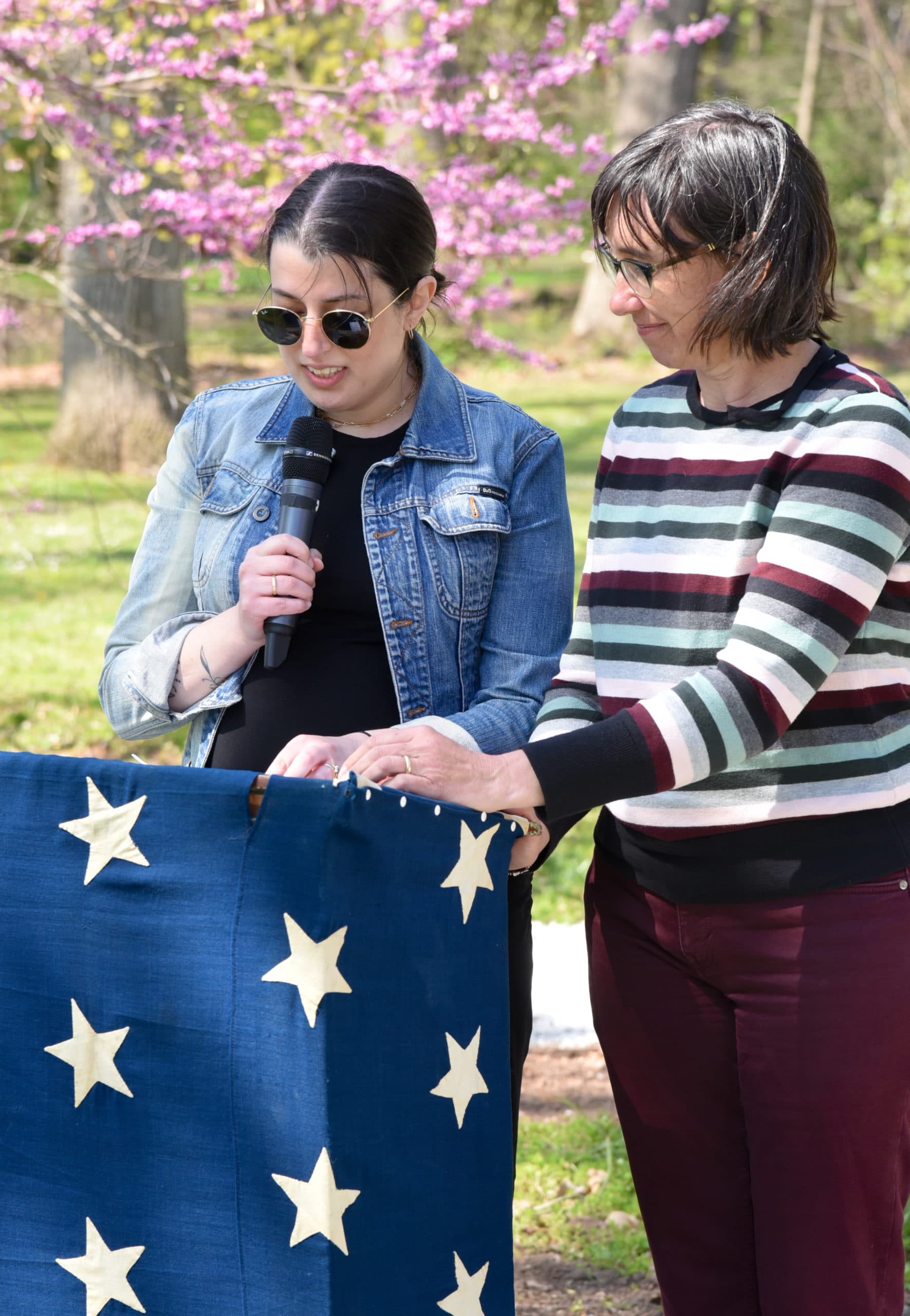 Elyssa and Karen Reading Epitaph