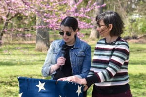 Elyssa and Karen Reading Epitaph