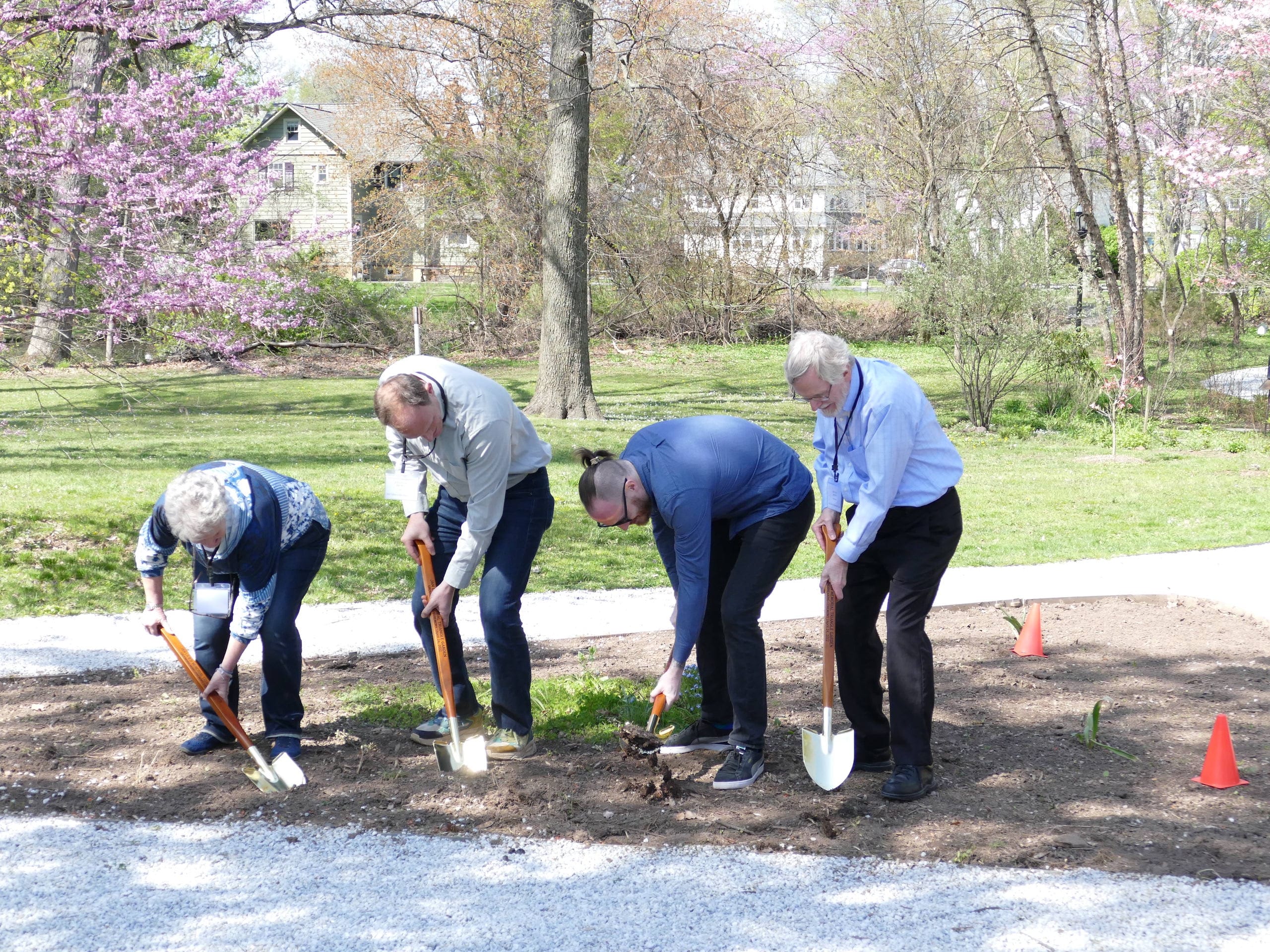 Ellen McHenry, Jon Brown, and Mike Brown at Celebrate Jan Day on April 24, 2022, at Celebrate Jan Day, on April 24, 2022.