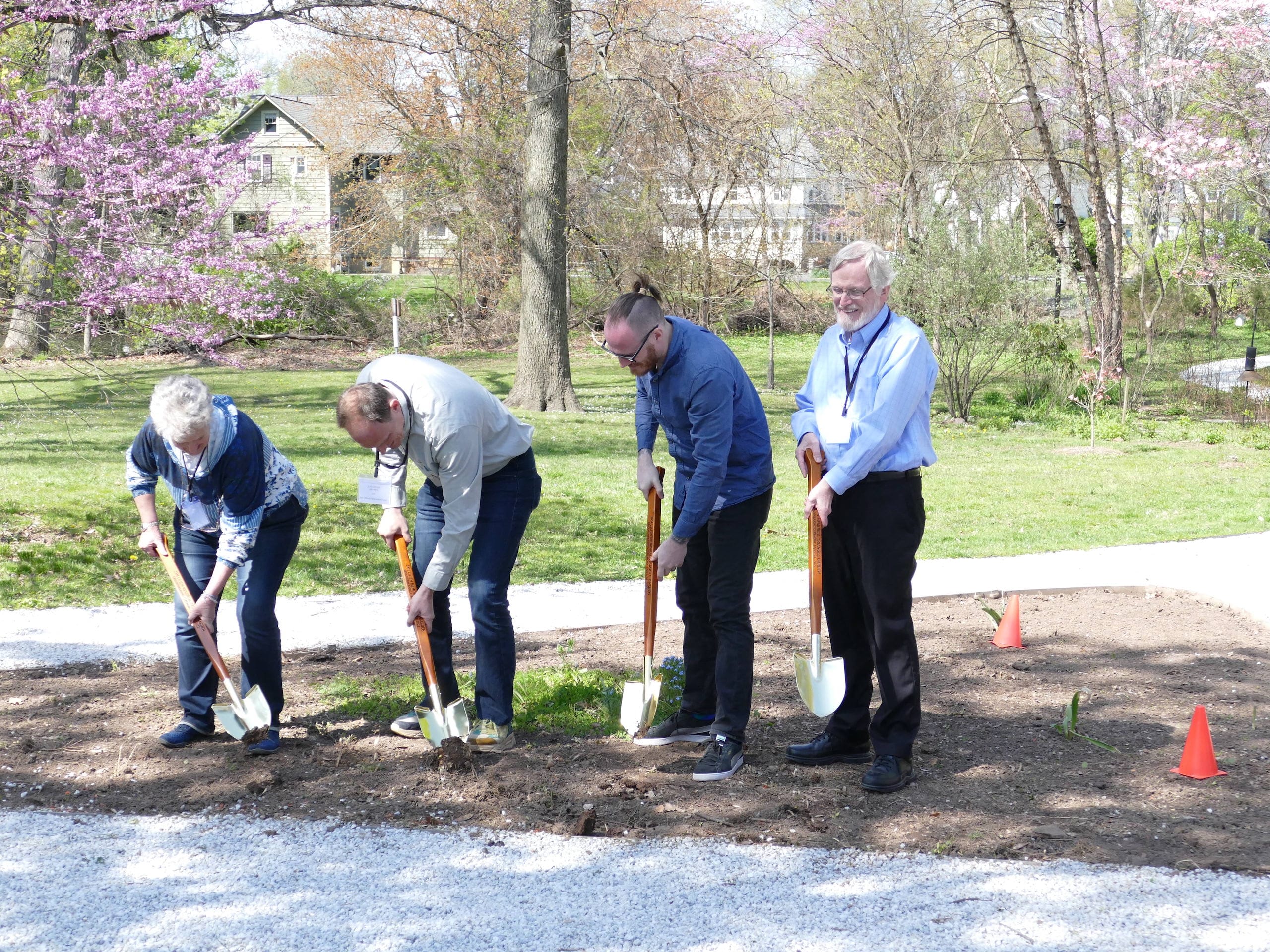 Ellen McHenry, Jon Brown, and Mike Brown at Celebrate Jan Day on April 24, 2022, at Celebrate Jan Day, on April 24, 2022.