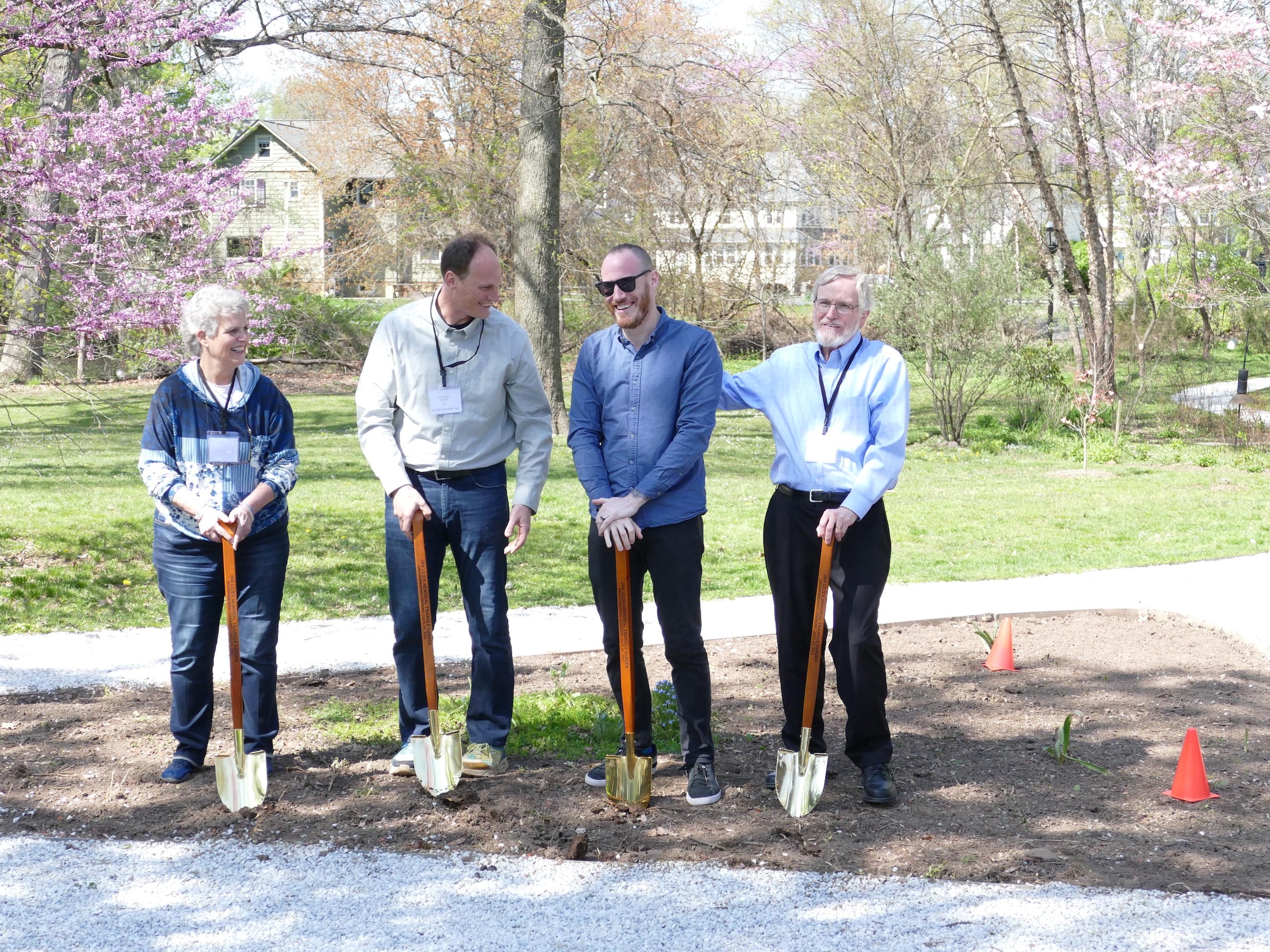 Ellen McHenry, Jon Brown, and Mike Brown at Celebrate Jan Day on April 24, 2022