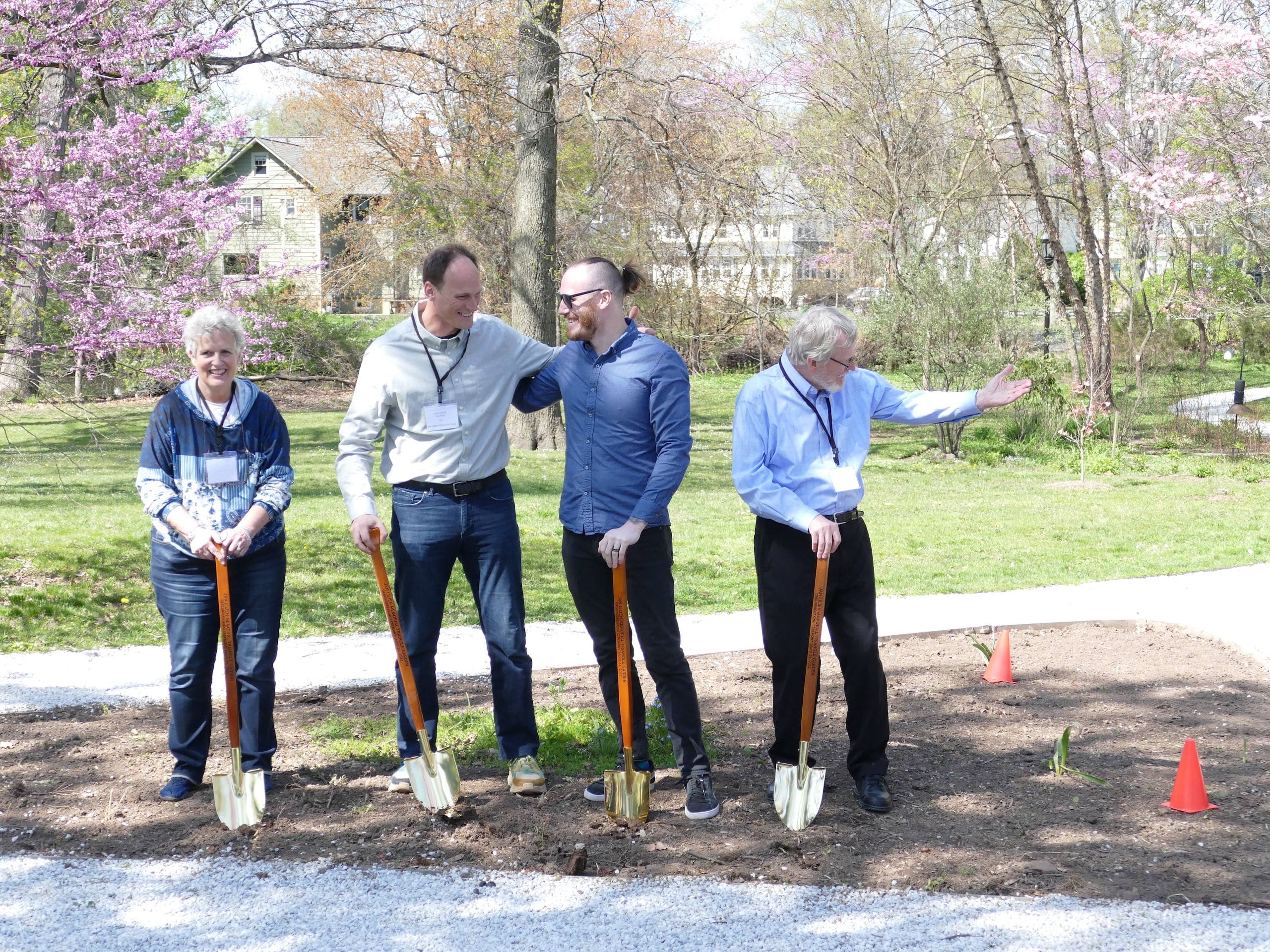 Ellen McHenry, Jon Brown, and Mike Brown at Celebrate Jan Day on April 24, 2022