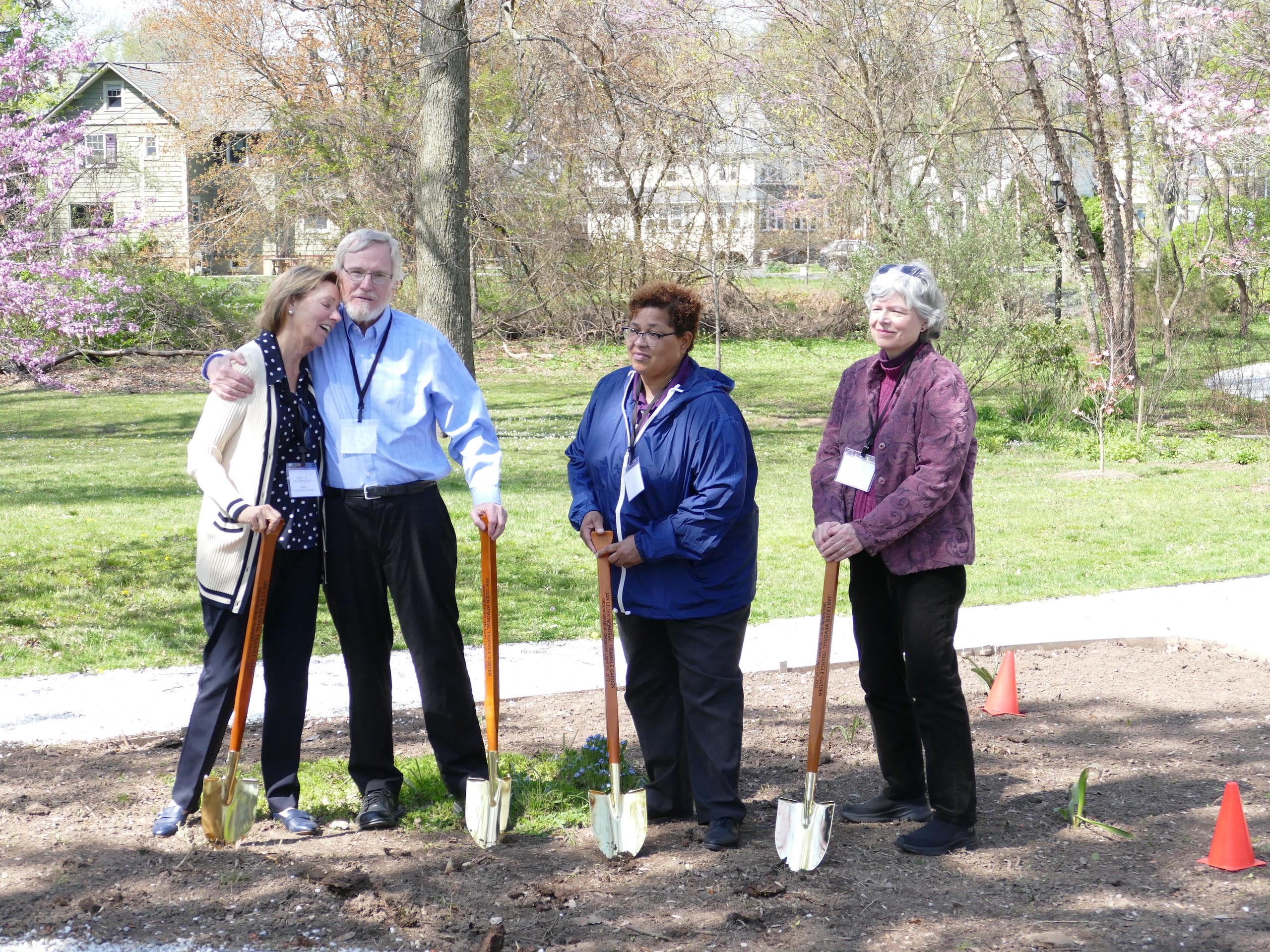 Cranford Mayor Prunty, County Commissioner Chair Rebecca Williams, and Commissioner Bette Jane Kowalski at Celebrate Jan Day on April 24, 2022.