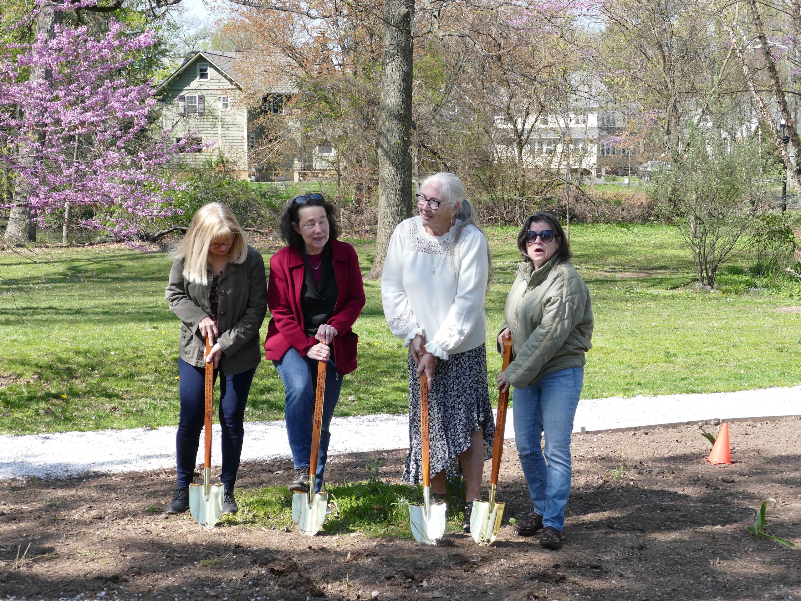 Soul Sisters preparing Jan's Garden at Hanson Park