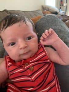 Wes is One Month Old Today!