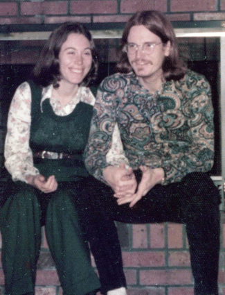 Jan and Richard December 1974