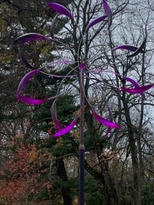 The Purple Wind Sculpture