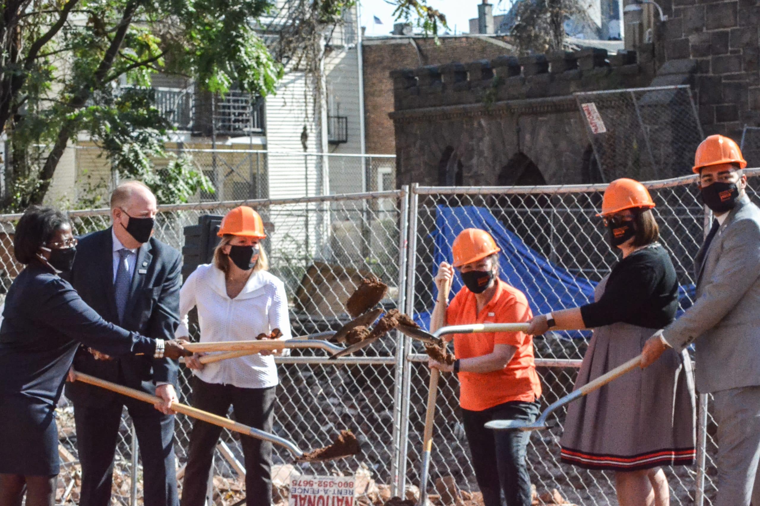 Jan at the YWCA Groundbreaking