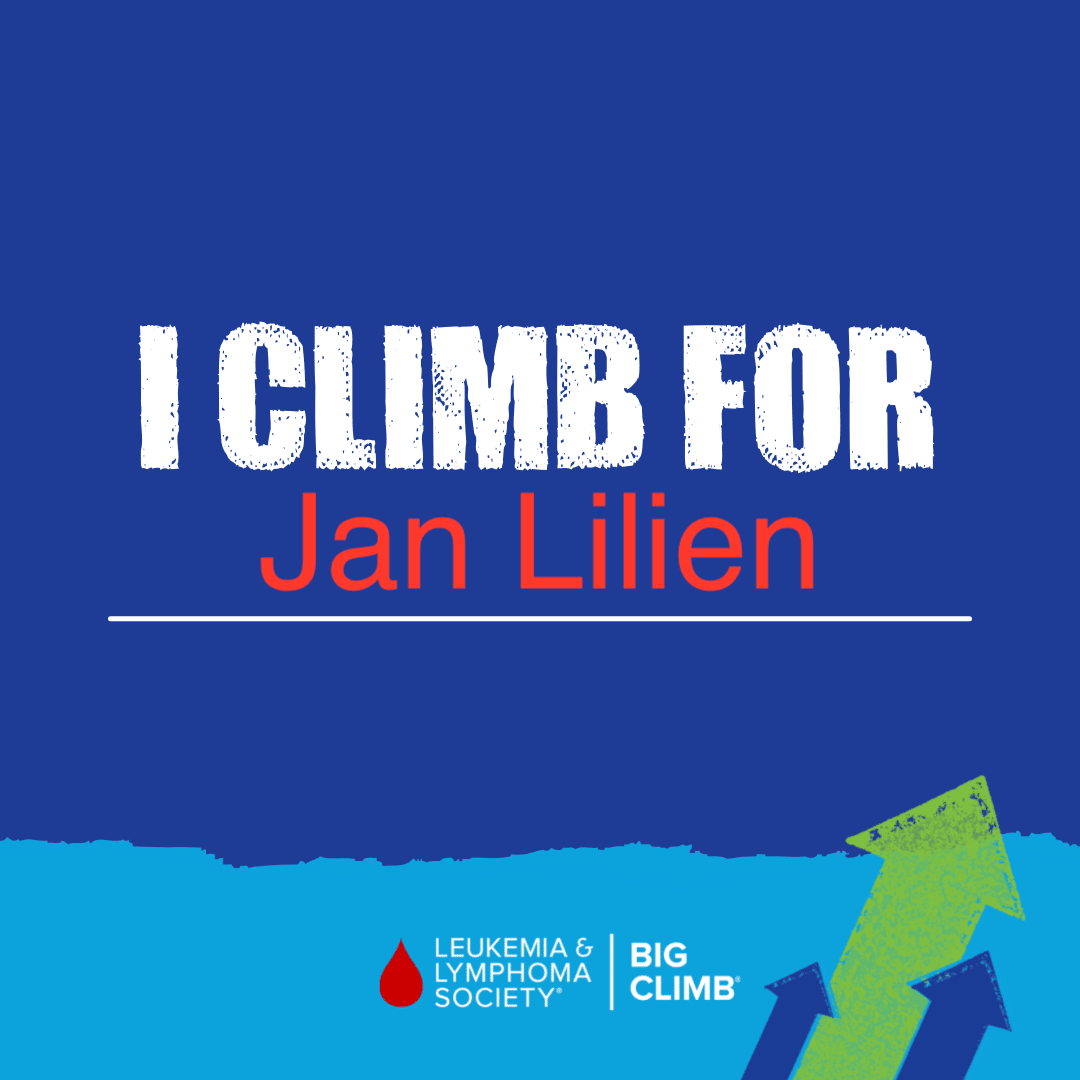 Support My Big Climb for Jan on April 20th!