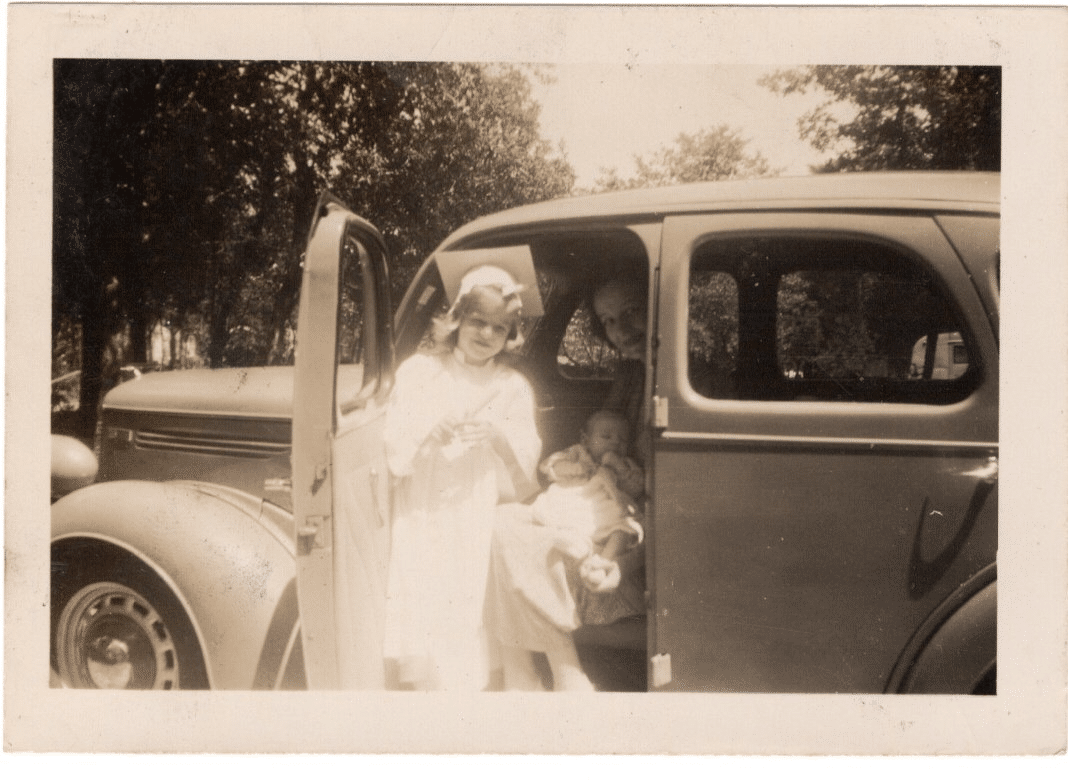 My sister, my mom and me May 1949