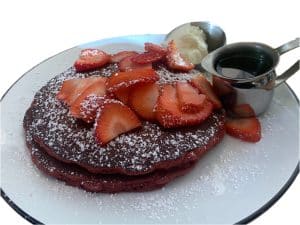 Red Velvet Pancakes