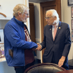 Shaking Hands With Congressman Pascrell