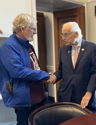 Shaking Hands With Congressman Pascrell