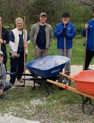 Cleaning the Paths in Hanson Park